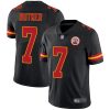 Nike Chiefs #7 Harrison Butker Black Stitched NFL Limited Rush Jersey