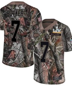 Nike Chiefs #7 Harrison Butker Camo Super Bowl LV Bound Stitched NFL Limited Rush Realtree Jersey