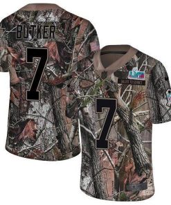 Nike Chiefs #7 Harrison Butker Camo Super Bowl LVII Patch Stitched NFL Limited Rush Realtree Jersey