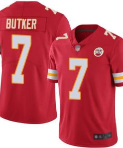 Nike Chiefs #7 Harrison Butker Red Team Color Stitched NFL Vapor Untouchable Limited Jersey