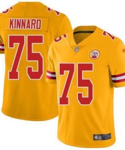 Nike Chiefs #75 Darian Kinnard Gold Stitched NFL Limited Inverted Legend Jersey