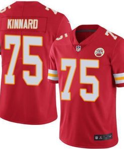 Nike Chiefs #75 Darian Kinnard Red Team Color Stitched NFL Vapor Untouchable Limited Jersey
