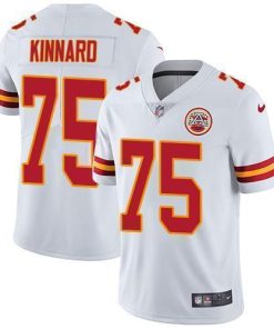Nike Chiefs #75 Darian Kinnard White Stitched NFL Vapor Untouchable Limited Jersey