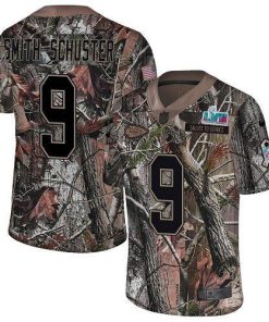 Nike Chiefs #9 JuJu Smith-Schuster Camo Super Bowl LVII Patch Stitched NFL Limited Rush Realtree Jersey