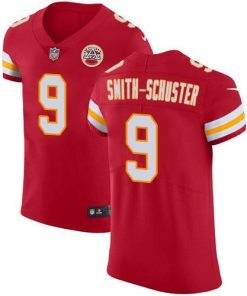 Nike Chiefs #9 JuJu Smith-Schuster Red Team Color Stitched NFL Vapor Untouchable Elite Jersey