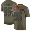 Nike Chiefs #95 Chris Jones Camo Stitched NFL Limited 2019 Salute To Service Jersey