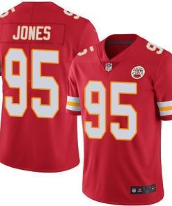 Nike Chiefs #95 Chris Jones Red Team Color Stitched NFL Vapor Untouchable Limited Jersey
