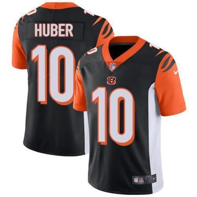 Nike Cincinnati Bengals #10 Kevin Huber Black Team Color Stitched NFL Vapor Untouchable Limited Jersey