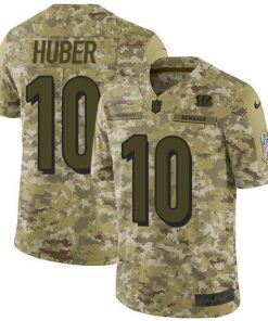 Nike Cincinnati Bengals #10 Kevin Huber Camo Stitched NFL Limited 2018 Salute To Service Jersey