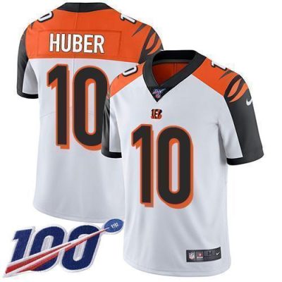 Nike Cincinnati Bengals #10 Kevin Huber White Stitched NFL 100th Season Vapor Limited Jersey