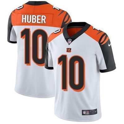 Nike Cincinnati Bengals #10 Kevin Huber White Stitched NFL Vapor Untouchable Limited Jersey