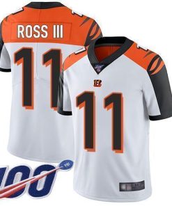 Nike Cincinnati Bengals #11 John Ross III White Stitched NFL 100th Season Vapor Limited Jersey