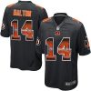 Nike Cincinnati Bengals #14 Andy Dalton Black Team Color Stitched NFL Limited Strobe Jersey