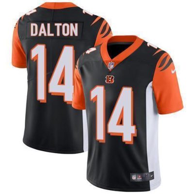 Nike Cincinnati Bengals #14 Andy Dalton Black Team Color Stitched NFL Vapor Untouchable Limited Jersey
