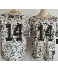 Nike Cincinnati Bengals #14 Andy Dalton Camo Stitched NFL Elite USMC Jersey