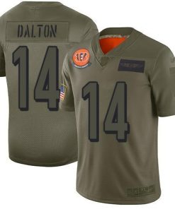 Nike Cincinnati Bengals #14 Andy Dalton Camo Stitched NFL Limited 2019 Salute To Service Jersey