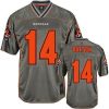 Nike Cincinnati Bengals #14 Andy Dalton Grey Stitched NFL Elite Vapor Jersey