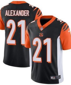 Nike Cincinnati Bengals #21 Mackensie Alexander Black Team Color Stitched NFL Vapor Untouchable Limited Jersey