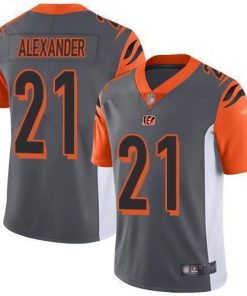 Nike Cincinnati Bengals #21 Mackensie Alexander Silver Stitched NFL Limited Inverted Legend Jersey