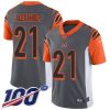 Nike Cincinnati Bengals #21 Mackensie Alexander Silver Stitched NFL Limited Inverted Legend 100th Season Jersey