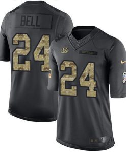 Nike Cincinnati Bengals #24 Vonn Bell Black Stitched NFL Limited 2016 Salute to Service Jersey