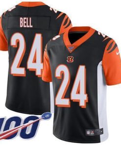 Nike Cincinnati Bengals #24 Vonn Bell Black Team Color Stitched NFL 100th Season Vapor Untouchable Limited Jersey