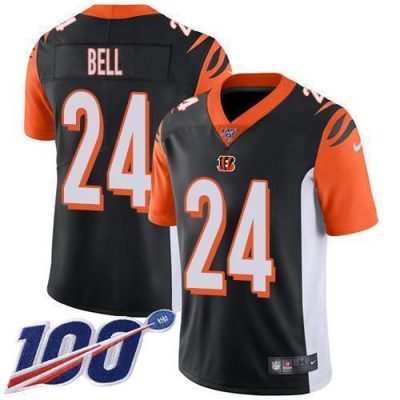 Nike Cincinnati Bengals #24 Vonn Bell Black Team Color Stitched NFL 100th Season Vapor Untouchable Limited Jersey