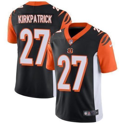 Nike Cincinnati Bengals #27 Dre Kirkpatrick Black Team Color Stitched NFL Vapor Untouchable Limited Jersey