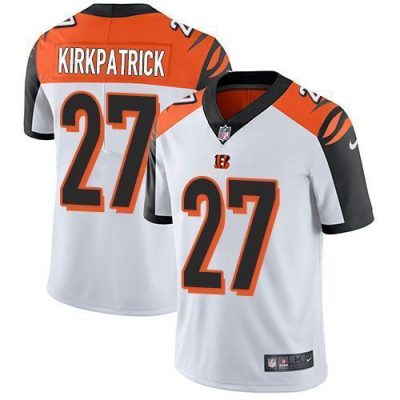 Nike Cincinnati Bengals #27 Dre Kirkpatrick White Stitched NFL Vapor Untouchable Limited Jersey