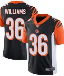 Nike Cincinnati Bengals #36 Shawn Williams Black Team Color Stitched NFL Vapor Untouchable Limited Jersey