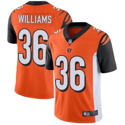Nike Cincinnati Bengals #36 Shawn Williams Orange Alternate Stitched NFL Vapor Untouchable Limited Jersey