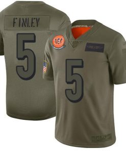 Nike Cincinnati Bengals #5 Ryan Finley Camo Stitched NFL Limited 2019 Salute To Service Jersey