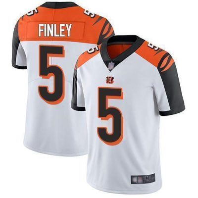 Nike Cincinnati Bengals #5 Ryan Finley White Stitched NFL Vapor Untouchable Limited Jersey