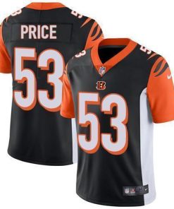 Nike Cincinnati Bengals #53 Billy Price Black Team Color Stitched NFL Vapor Untouchable Limited Jersey