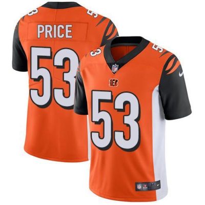 Nike Cincinnati Bengals #53 Billy Price Orange Alternate Stitched NFL Vapor Untouchable Limited Jersey