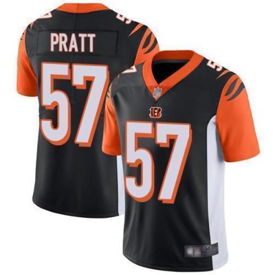 Nike Cincinnati Bengals #57 Germaine Pratt Black Team Color Stitched NFL Vapor Untouchable Limited Jersey