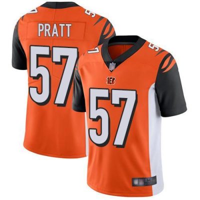 Nike Cincinnati Bengals #57 Germaine Pratt Orange Alternate Stitched NFL Vapor Untouchable Limited Jersey