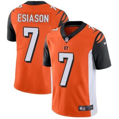Nike Cincinnati Bengals #7 Boomer Esiason Orange Alternate Stitched NFL Vapor Untouchable Limited Jersey