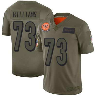 Nike Cincinnati Bengals #73 Jonah Williams Camo Stitched NFL Limited 2019 Salute To Service Jersey