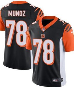 Nike Cincinnati Bengals #78 Anthony Munoz Black Team Color Stitched NFL Vapor Untouchable Limited Jersey