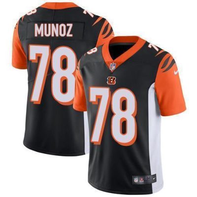 Nike Cincinnati Bengals #78 Anthony Munoz Black Team Color Stitched NFL Vapor Untouchable Limited Jersey