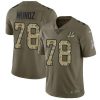 Nike Cincinnati Bengals #78 Anthony Munoz Olive/Camo Stitched NFL Limited 2017 Salute To Service Jersey