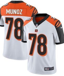 Nike Cincinnati Bengals #78 Anthony Munoz White Stitched NFL Vapor Untouchable Limited Jersey