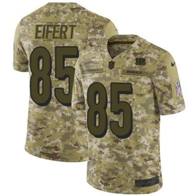 Nike Cincinnati Bengals #85 Tyler Eifert Camo Stitched NFL Limited 2018 Salute To Service Jersey