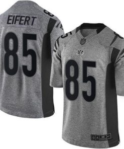 Nike Cincinnati Bengals #85 Tyler Eifert Gray Stitched NFL Limited Gridiron Gray Jersey