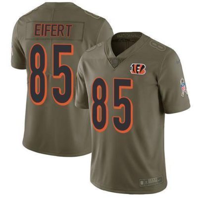 Nike Cincinnati Bengals #85 Tyler Eifert Olive Stitched NFL Limited 2017 Salute To Service Jersey
