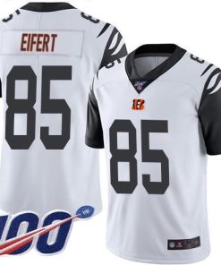 Nike Cincinnati Bengals #85 Tyler Eifert White Stitched NFL Limited Rush 100th Season Jersey