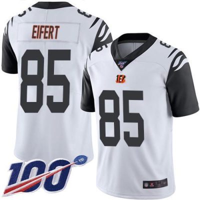 Nike Cincinnati Bengals #85 Tyler Eifert White Stitched NFL Limited Rush 100th Season Jersey