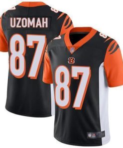 Nike Cincinnati Bengals #87 C.J. Uzomah Black Team Color Stitched NFL Vapor Untouchable Limited Jersey