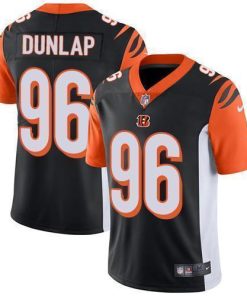 Nike Cincinnati Bengals #96 Carlos Dunlap Black Team Color Stitched NFL Vapor Untouchable Limited Jersey